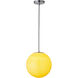 Ida 1 Light 12 inch Silver Pendant Light Ceiling Light